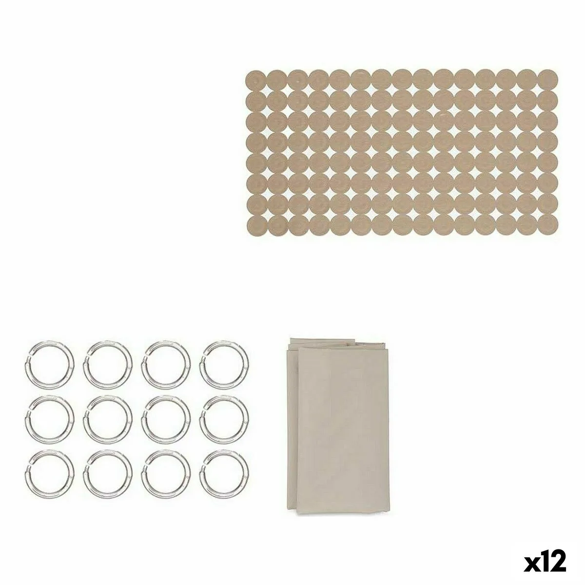 Ensemble de bain berilo cn b6032a beige beige pvc polyethylene eva 12 unites s362946648. L'excellence à portée de clic avec la boutique en ligne Diaytar.