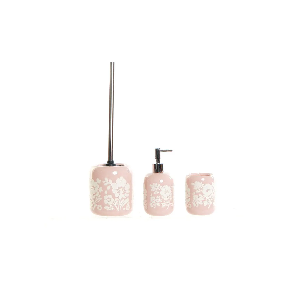 Ensemble de bain dkd home decor 8 x 8 x 17 5 cm ceramique rose blanc s302563839. Diaytar, c'est votre passeport pour un tour du monde des produits les plus inspirants, sans quitter votre canapé.