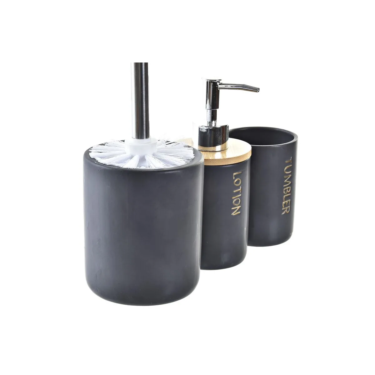 Ensemble de bain dkd home decor noir naturel bambou dolomite 10 2 x 10 2 x 37 5 cm 3 pieces s303665373. Chez Diaytar, nous croyons que le meilleur des produits généraux et électroniques doit être accessible à tous, sans compromis sur le style