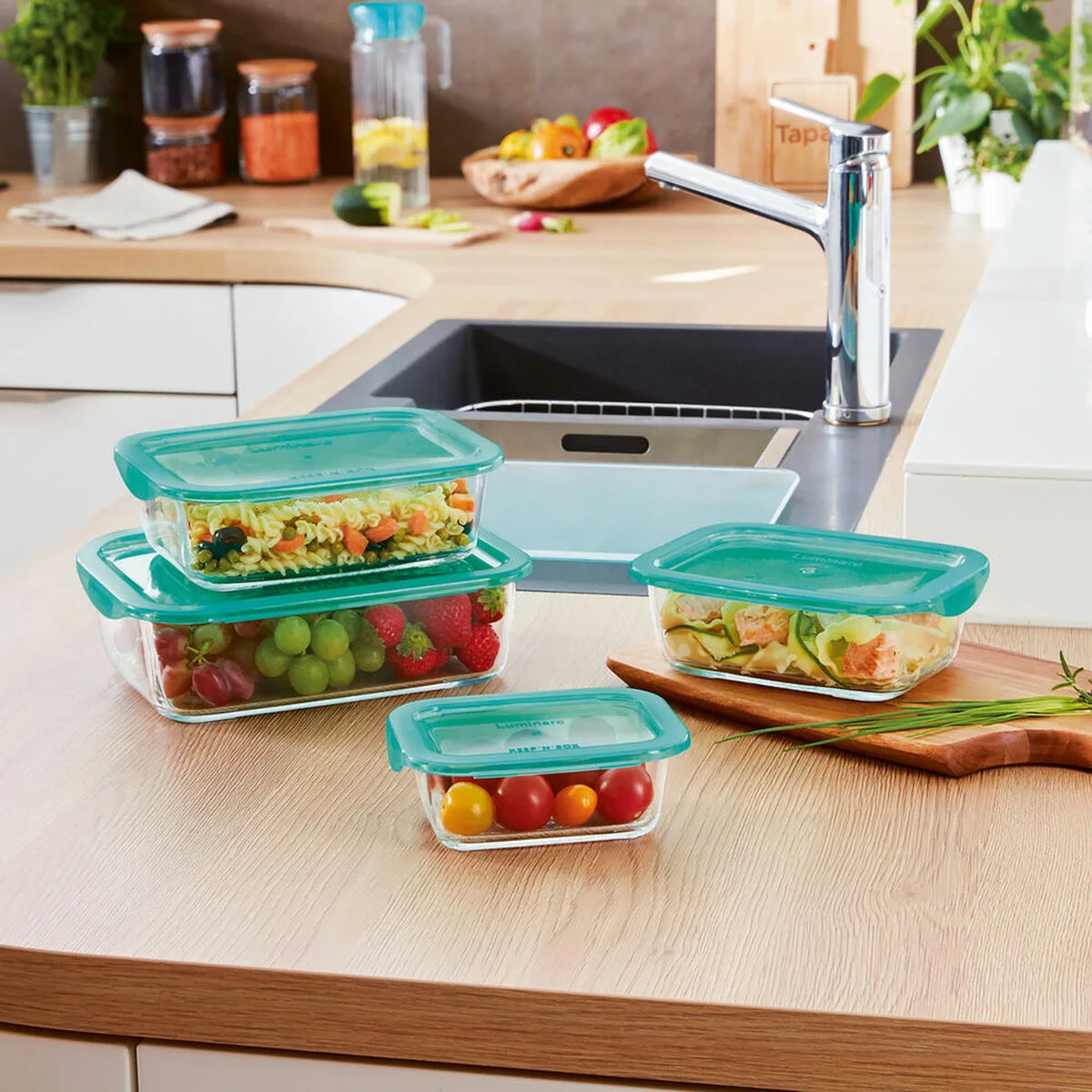 Ensemble de boites a lunch luminarc keep n lagon verre bicolore 5 pcs s270259491. Nous avons infusé Diaytar avec une dose massive de passion pour le produit. Contagieux : vous allez l'attraper.