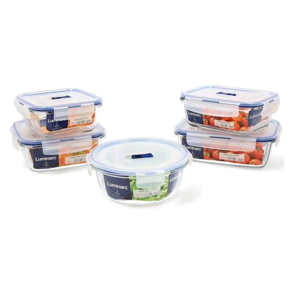 Ensemble de boites a lunch luminarc pure box active 5 pcs bicolore verre 43 x 32 x 18 cm 5 unites s270137820. Diaytar, c'est la certitude de faire un choix judicieux. Chaque produit dans notre catalogue a passé nos tests exigeants.