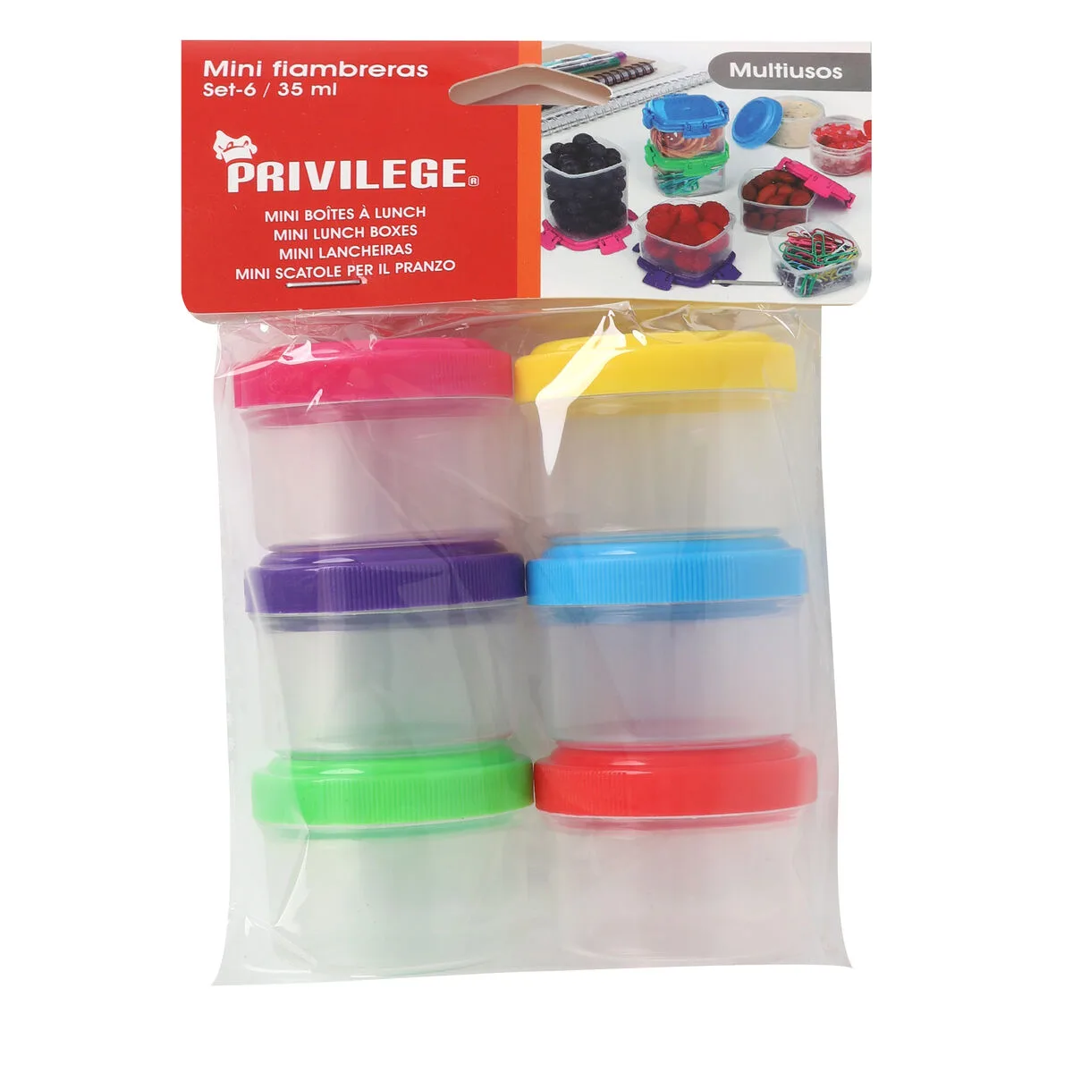 Ensemble de boites a lunch privilege 35 ml o 4 5 x 3 cm 6 pieces 24 unites s223768821. Diaytar, c'est la promesse de trouver ce produit parfait qui répondra à un besoin précis tout en étant un objet de désir