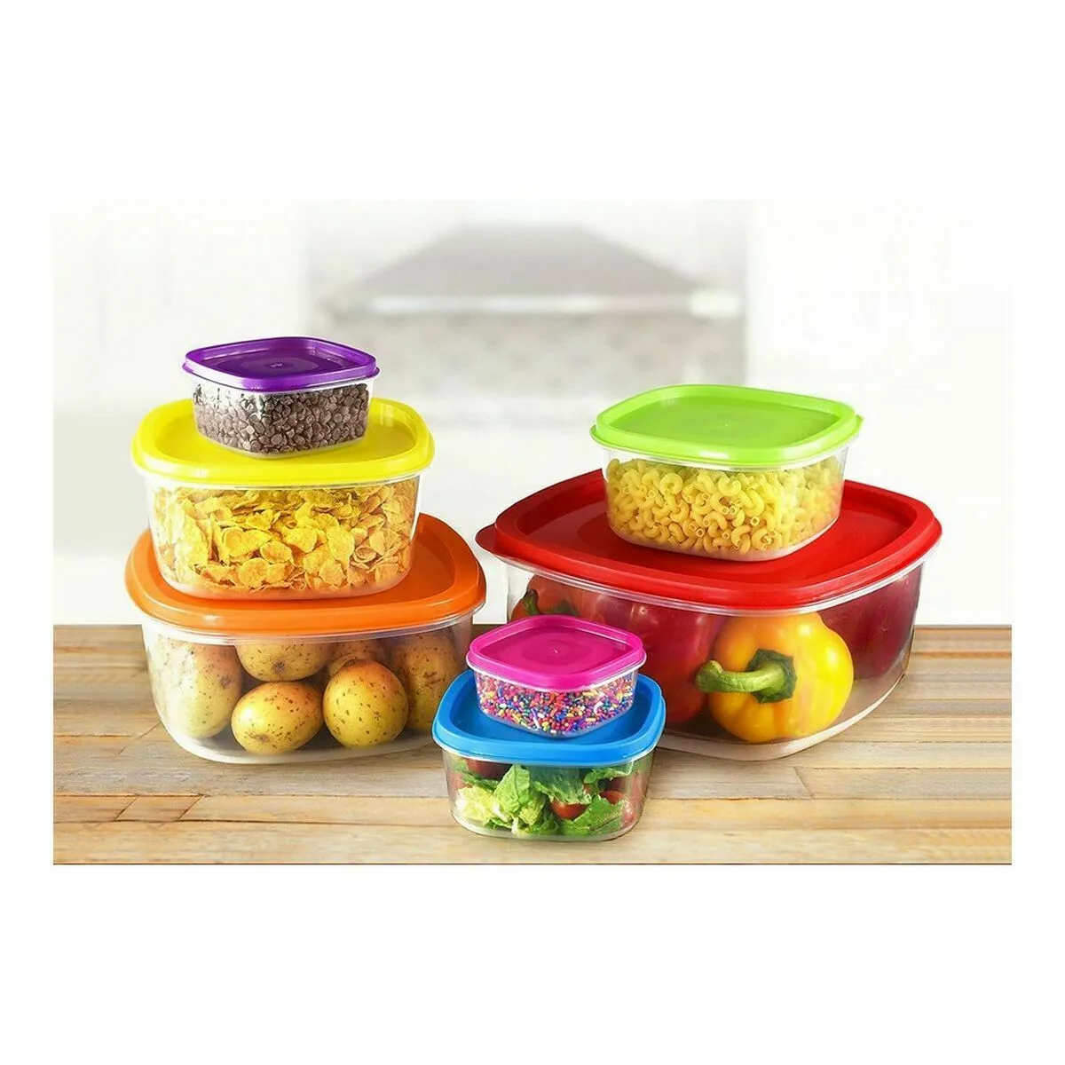 Ensemble de boites a lunch privilege multicouleur 3 l 7 pieces 12 unites m070392246. La recette Diaytar : un tiers de design, un tiers d'innovation, un tiers de fonctionnalité. Le tout saupoudré de tendance.