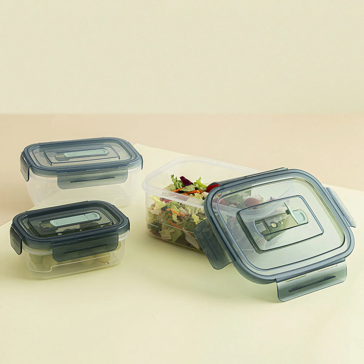 Ensemble de boites a lunch quid minimal vert plastique 500 ml 1 l 1 8 l 3 pieces s271266884. Diaytar, c'est le compagnon de ceux qui aiment prendre soin d'eux et de leur intérieur avec des produits choisis avec amour.