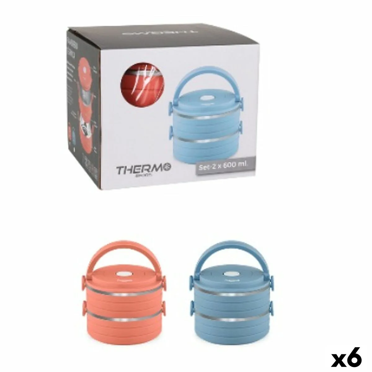 Ensemble de boites a lunch thermosport bleu rouge acier plastique 600 ml 2 pieces 6 unites s223641062. Pour les esprits curieux et exigeants, Diaytar est la source intarissable de produits rares et ingénieux.