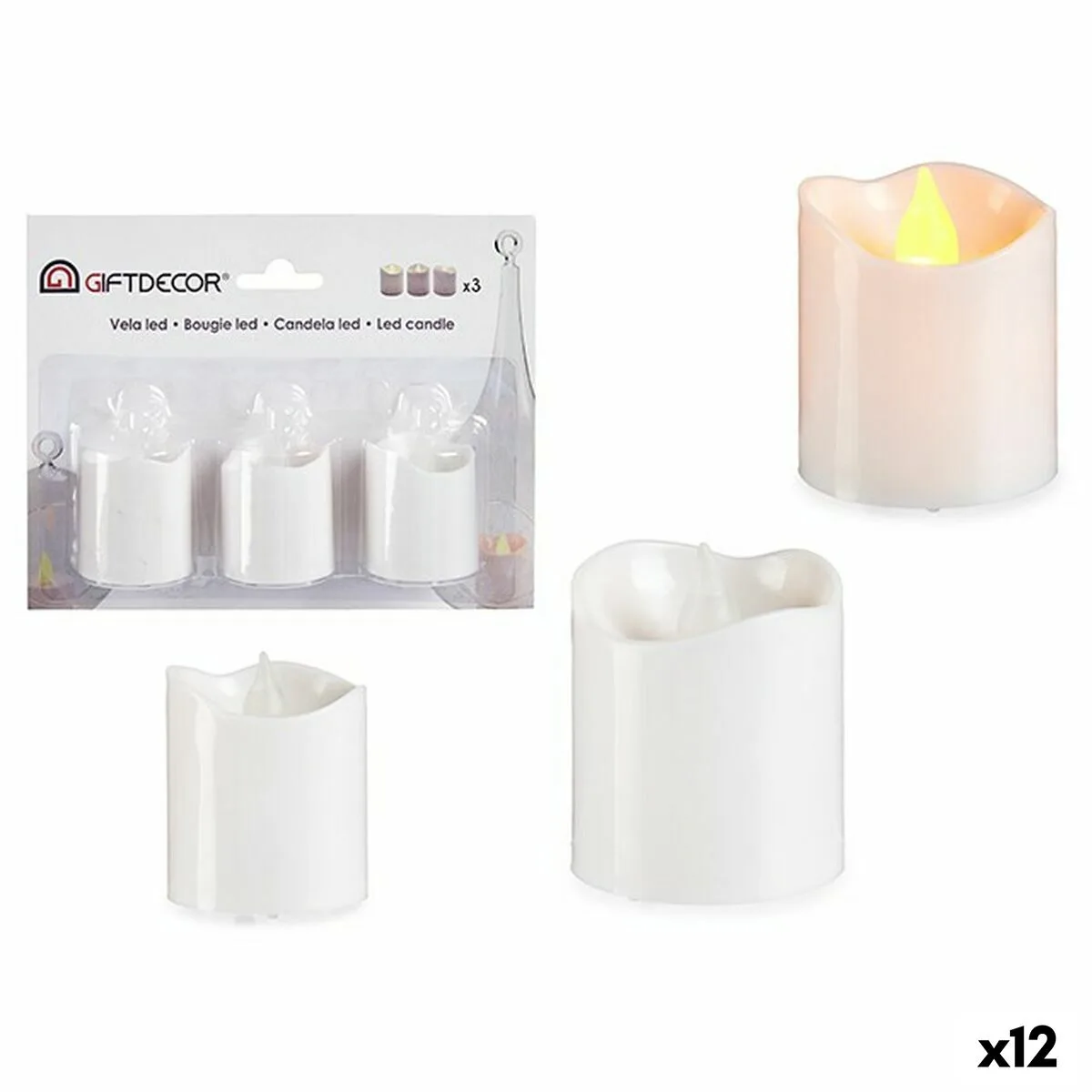 Ensemble de bougies 3 7 x 3 7 x 5 cm blanc 12 unites s362362376. Notre philosophie : le produit parfait n'existe pas. C'est pourquoi Diaytar en propose des milliers, pour que vous le créiez.