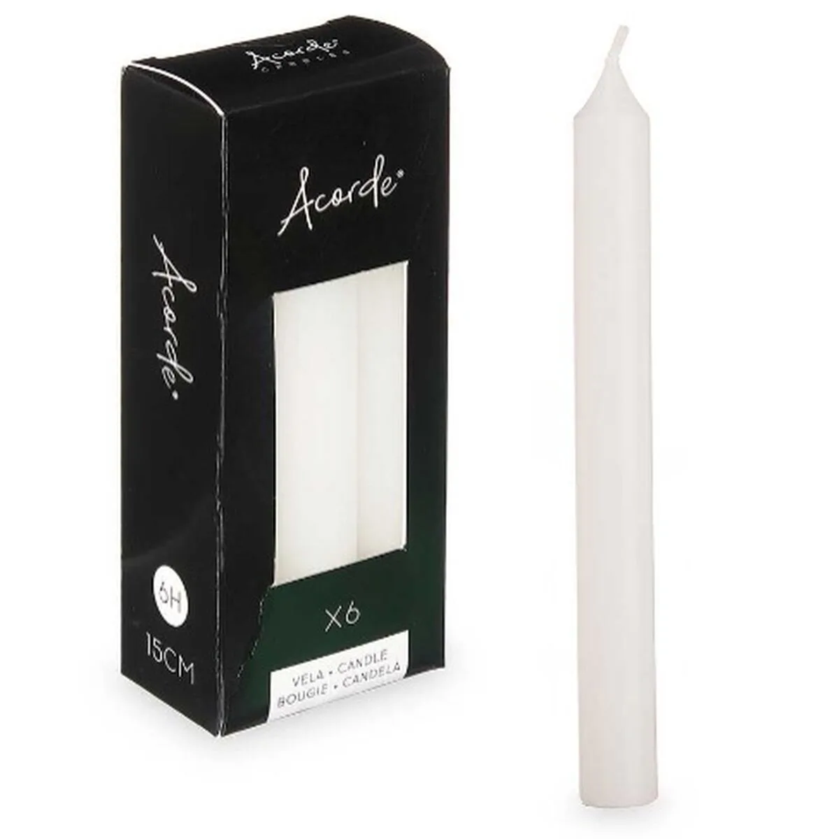 Ensemble de bougies acorde 123 a ar blanc 2 x 2 x 15 cm 12 unites s363156491. Diaytar, une destination où l'on vient pour un produit précis et où l'on reste pour l'étendue et la qualité de l'offre