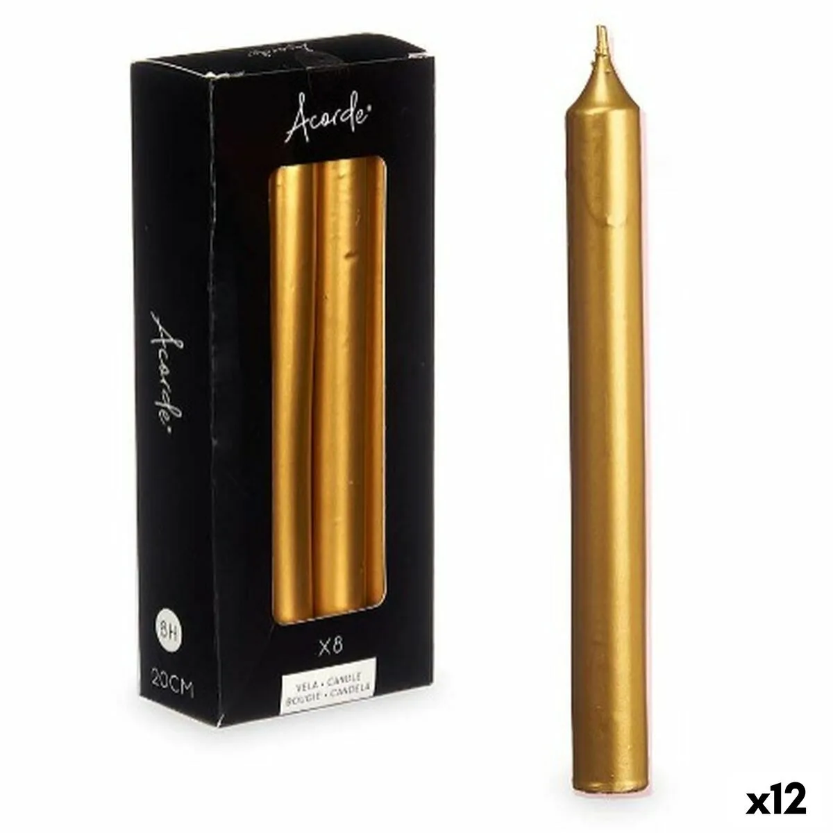 Ensemble de bougies acorde 126 d ar dore 2 x 2 x 20 cm 12 unites s363156078. Diaytar décomplexe le shopping en ligne : trouvez tout ce dont vous avez besoin et tout ce dont vous rêvez, au même endroit