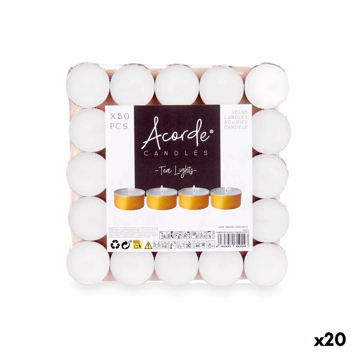 Ensemble de bougies acorde tea lights blanc dore 20 unites s363057233. Plongez dans l'univers Diaytar où chaque produit raconte une histoire.