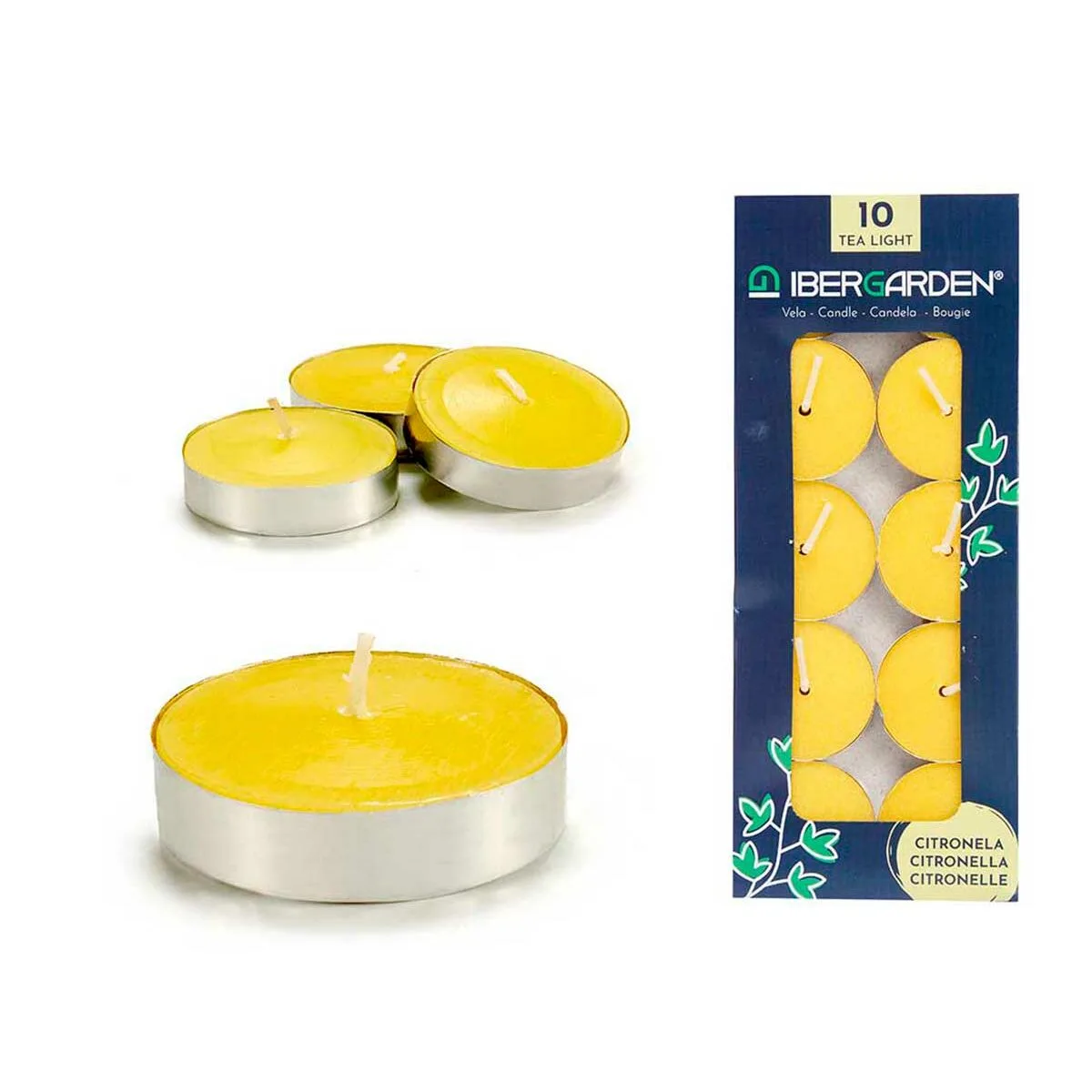 Ensemble de bougies ibergarden hl 1010cit jaune metal cire citronnelle 24 unites s362516726. Du salon à la chambre, Diaytar habille votre intérieur avec élégance.
