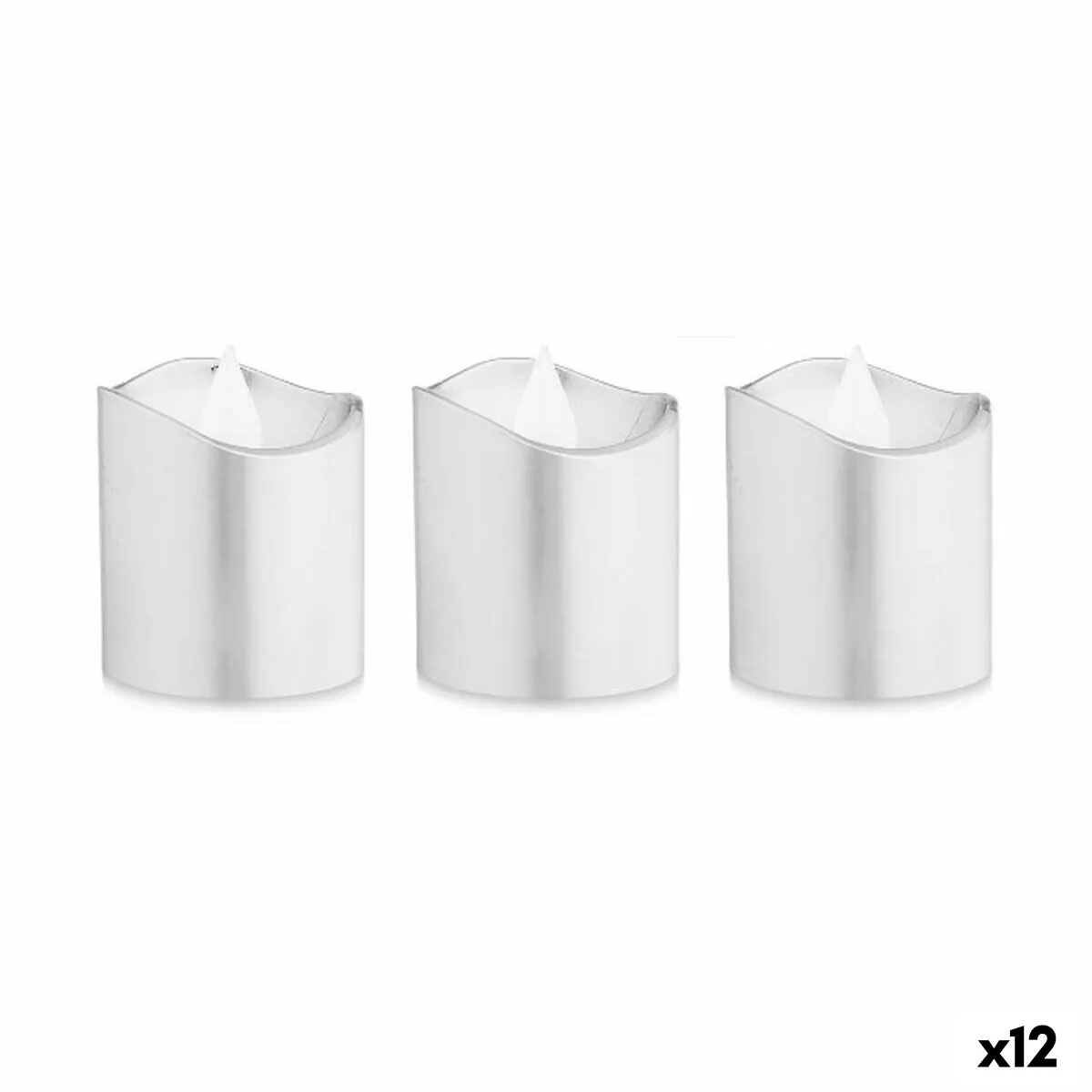 Ensemble de bougies led argente 3 7 x 3 7 x 5 cm 12 unites s362836823. Rejoignez la communauté Diaytar et vivez une expérience shopping unique.