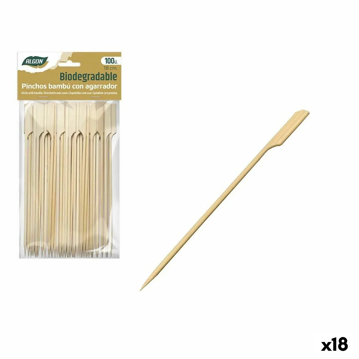 Ensemble de brochettes pour barbecue algon bambou 100 pieces 18 cm 18 unites s223373836. Diaytar s'adapte à vos besoins avec une gamme complète et variée.
