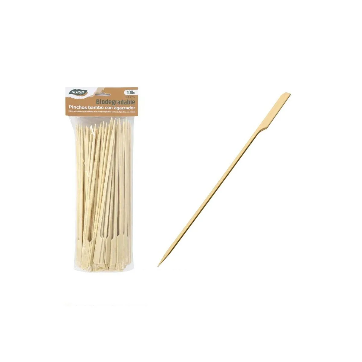 Ensemble de brochettes pour barbecue algon bambou 100 pieces 24 cm 12 unites s223392923. Diaytar : Votre portail vers un monde de produits où la frontière entre l'essentiel et le superflu devient délicieusement floue
