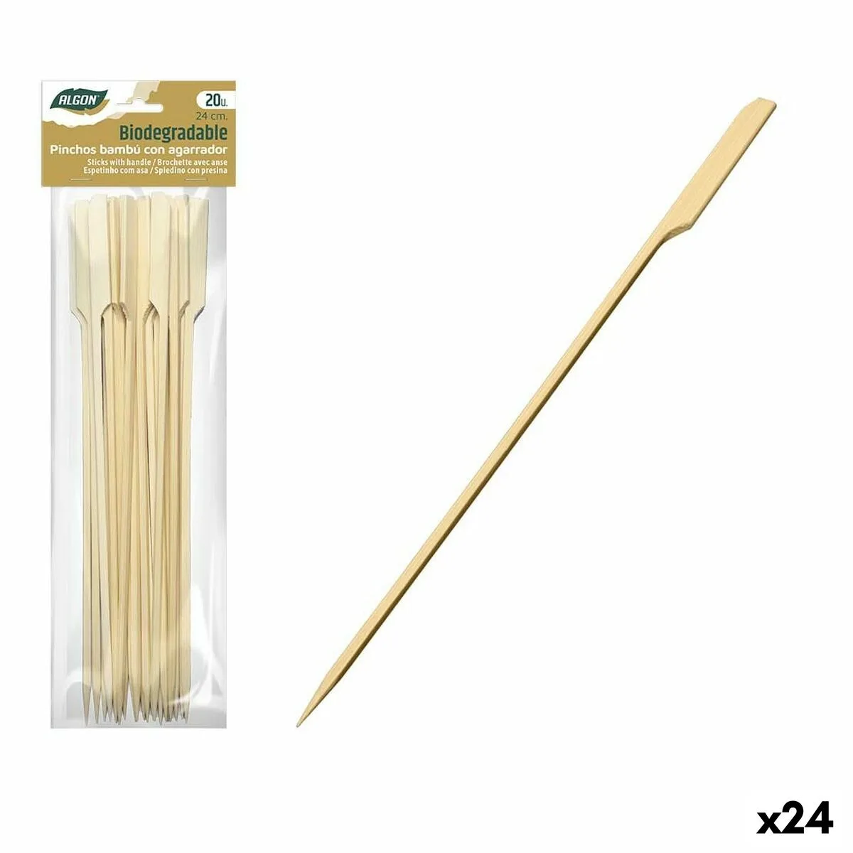 Ensemble de brochettes pour barbecue algon bambou 20 pieces 24 cm 24 unites s223374057. Chez Diaytar, chaque détail compte pour votre satisfaction totale.