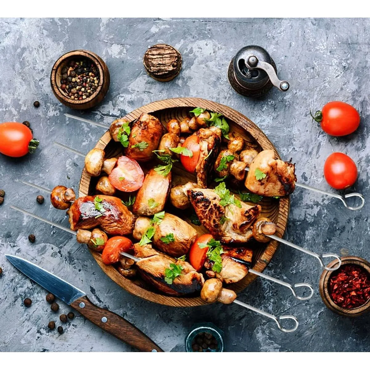 Ensemble de brochettes pour barbecue algon metal 27 cm 6 pieces 24 unites s223741650. Diaytar a été pensé pour les multitâches, les exigeants, les pressés, les rêveurs... En somme, pour vous.