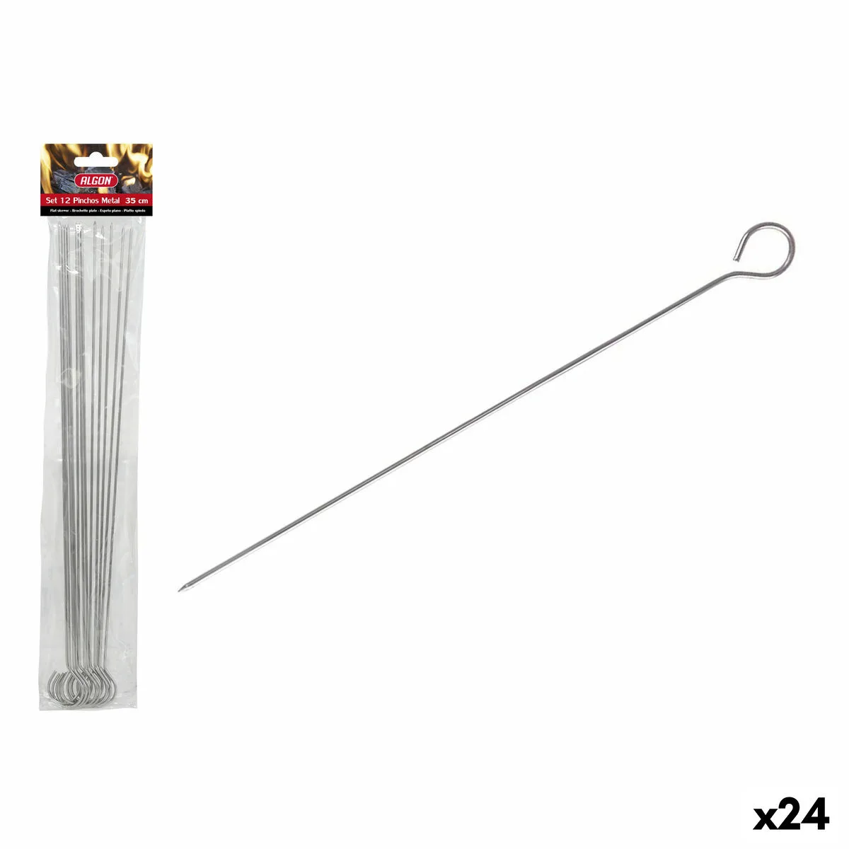 Ensemble de brochettes pour barbecue algon metal 35 cm 12 pieces 24 unites s223804061. Diaytar, c'est la démonstration que le meilleur des produits est à portée de clic, sans compromis, sans attente.