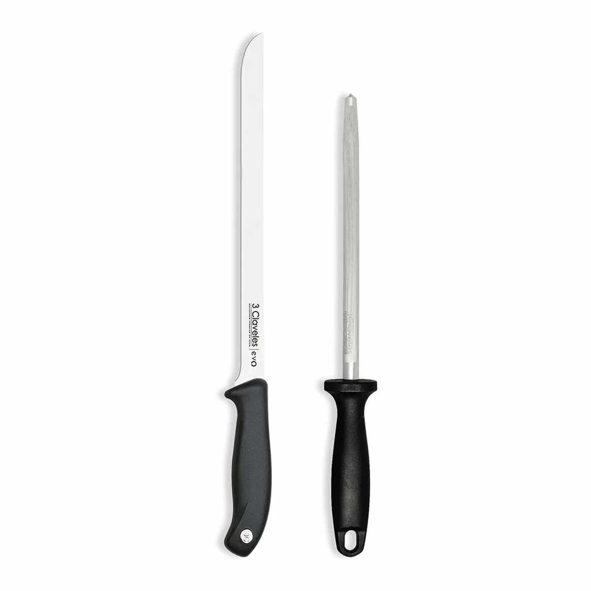 Ensemble de couteau a jambon et fusil a aiguiser 3 claveles evo 25 cm 2 pieces s792374539. Révélez votre style avec la collection capsule Diaytar, limitée et exclusive.