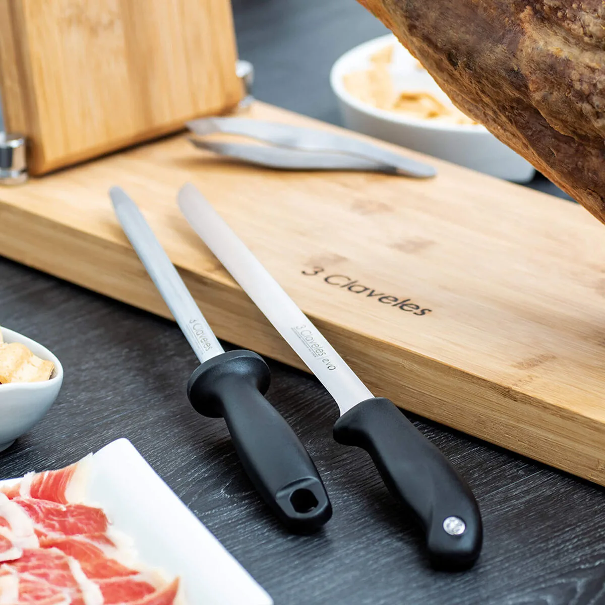 Ensemble de couteau a jambon et fusil a aiguiser 3 claveles evo 25 cm 2 pieces s792374589. Nous avons créé Diaytar pour être le point de repère dans le paysage souvent confuse du e-commerce généraliste.