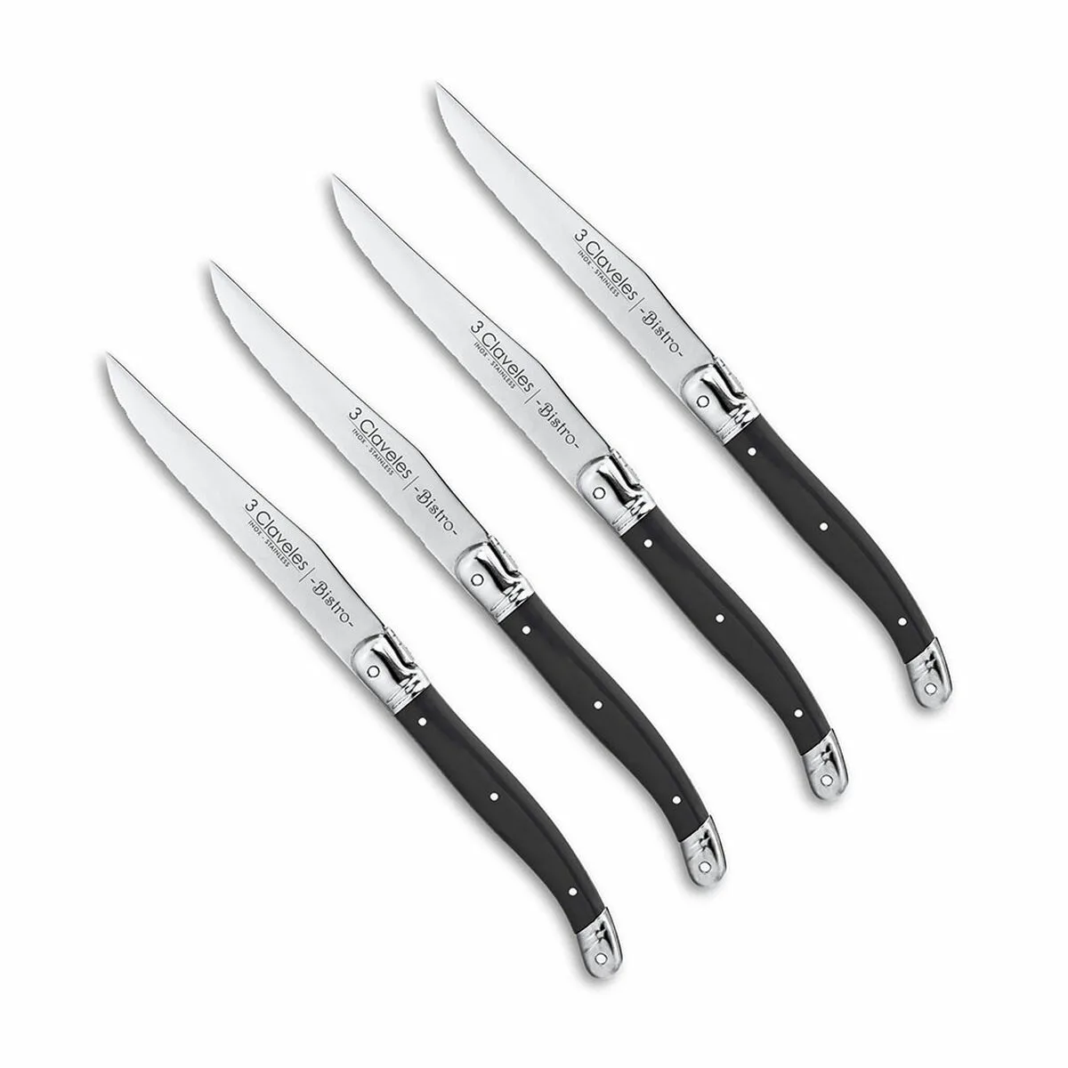 Ensemble de couteaux a viande 3 claveles bistro 11 5 cm 4 unites s792279957. Notre ambition pour Diaytar : devenir le réflexe numéro 1 lorsque vous pensez 'produit génial'.