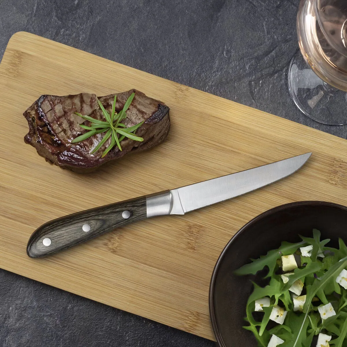 Ensemble de couteaux a viande amefa achille metal 23 x 2 4 x 1 5 cm 6 unites s271203937. Votre foyer mérite le style et le confort des produits Diaytar Home.