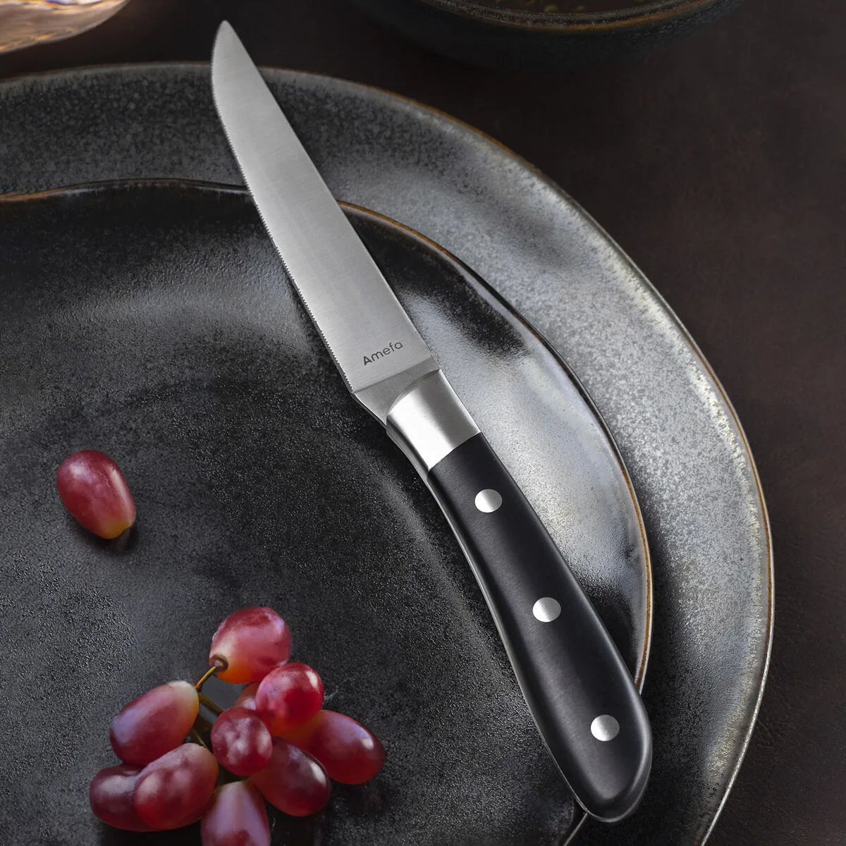 Ensemble de couteaux a viande amefa achille metal 23 x 2 4 x 1 5 cm 6 unites s271204097. Diaytar mise sur la richesse de son catalogue pour s'imposer comme le leader du shopping généraliste en ligne de qualité