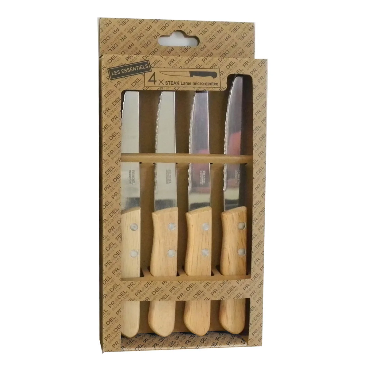 Ensemble de couteaux a viande pradel essentiel bois bicolore metal 21 cm 4 unites s271095156. Du salon à la chambre, Diaytar habille votre intérieur avec élégance.