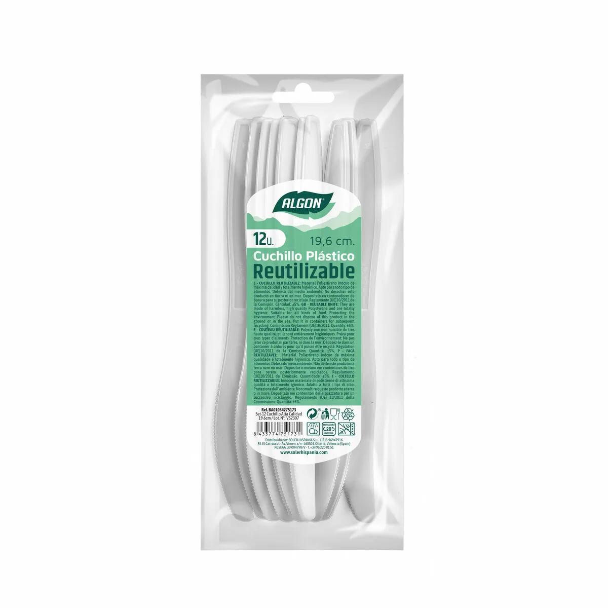 Ensemble de couteaux algon reutilisable blanc 36 unites 19 6 cm s222948238. L'expérience Diaytar : une interface fluide pour découvrir une multitude de produits alignés avec les tendances actuelles