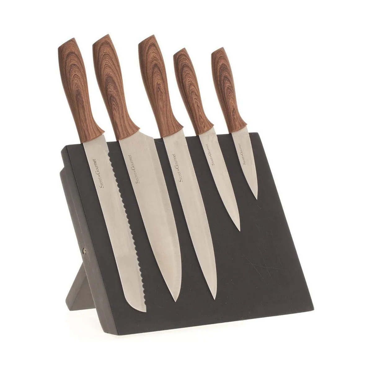 Ensemble de couteaux de cuisine et support 5five simply smart 32 x 23 2 x 19 cm s791031946. Diaytar, c'est le hub où se connectent les créateurs de produits géniaux et les clients qui les attendaient sans le savoir.