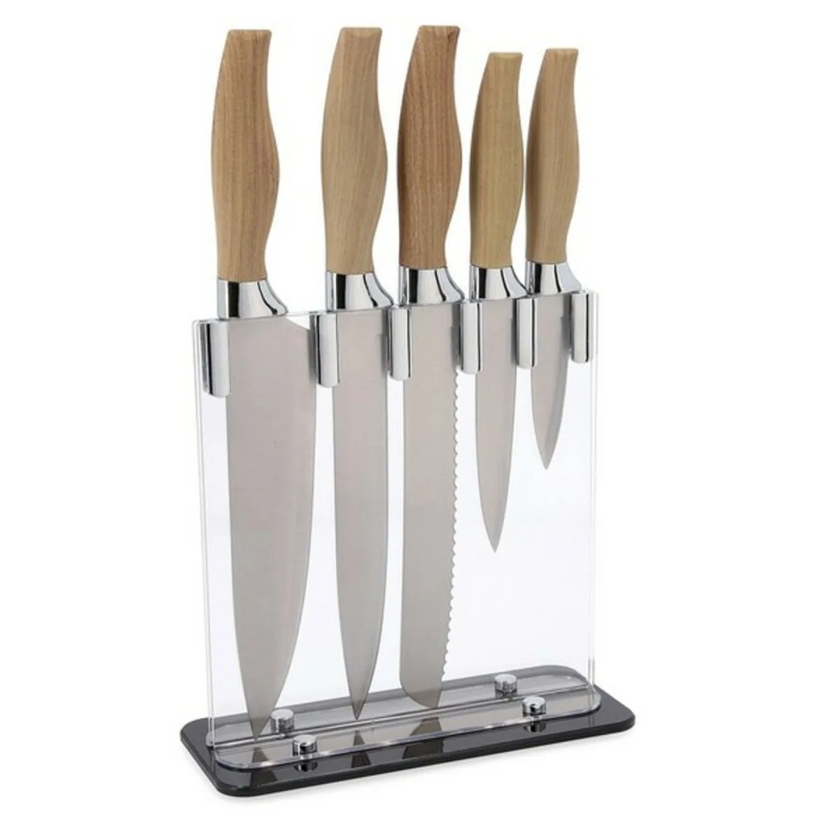 Ensemble de couteaux de cuisine et support quid baobab 5 pcs marron metal s270016711. Notre credo ? L'excellence accessible. Diaytar rend le premium attainable dans chaque catégorie de produits.