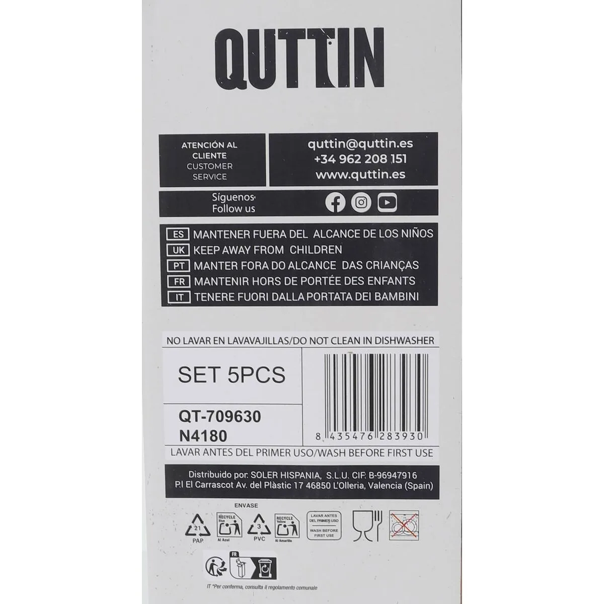 Ensemble de couteaux de cuisine et support quttin nero 5 pieces 2 unites s223558139. Diaytar ou l'éloge de la diversité : un catalogue riche et varié où chacun trouve son bonheur, quel que soit son style
