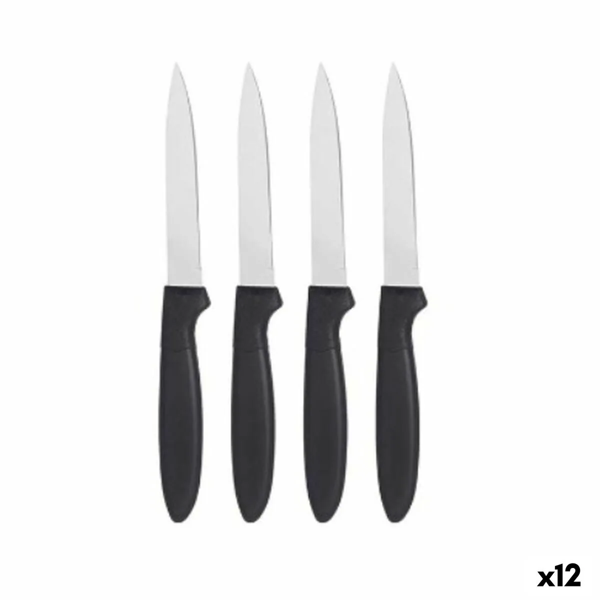 Ensemble de couteaux kinvara cn kt172244d noir argente acier inoxydable plastique 19 5 x 2 x 1 cm 12 unites s362975366. Diaytar a fait le pari de la transparence : nous vous disons tout sur l'origine et la conception de nos produits.
