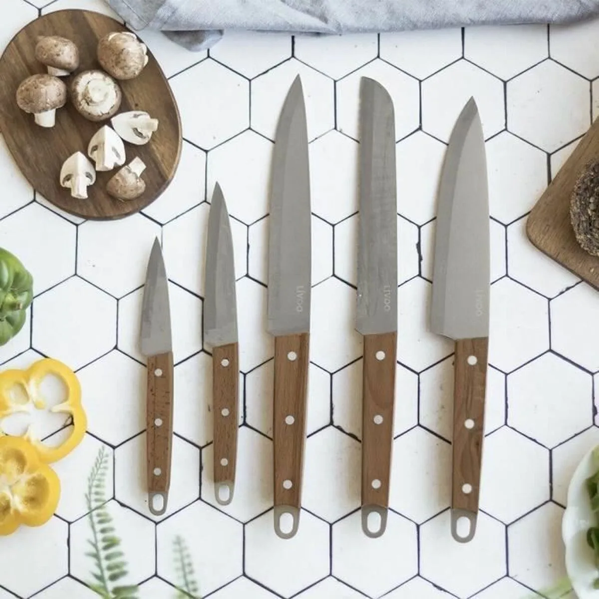 Ensemble de couteaux livoo s7101706463. Chez Diaytar, nous fusionnons l'utile à l'agréable avec une gamme complète de produits soigneusement choisis pour leur design et leur fonctionnalité