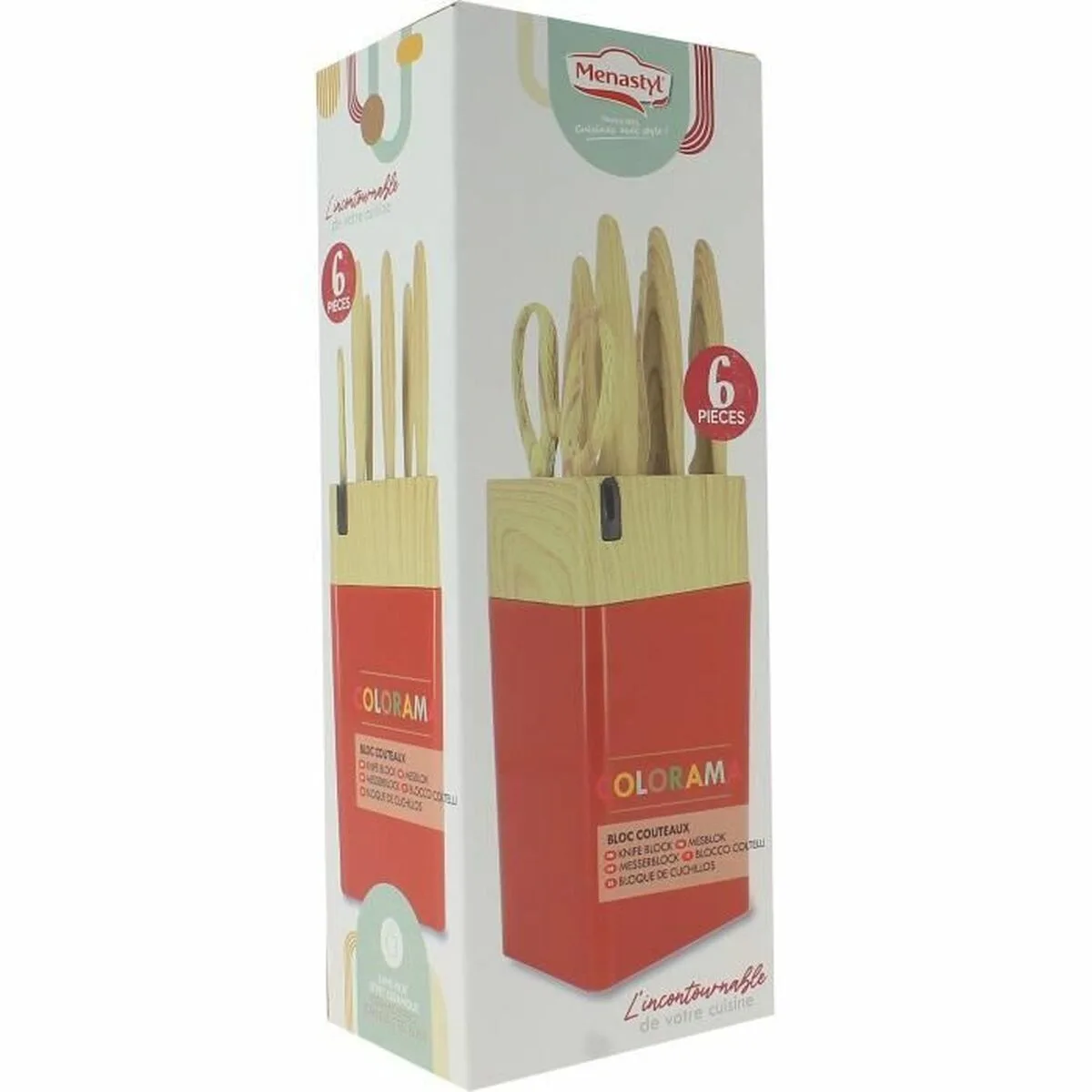 Ensemble de couteaux menastyl polypropylene rose 6 pieces 6 unites s7101719227. Diaytar défend une idée forte : le shopping en ligne doit être une aventure qui éveille la curiosité et comble les besoins