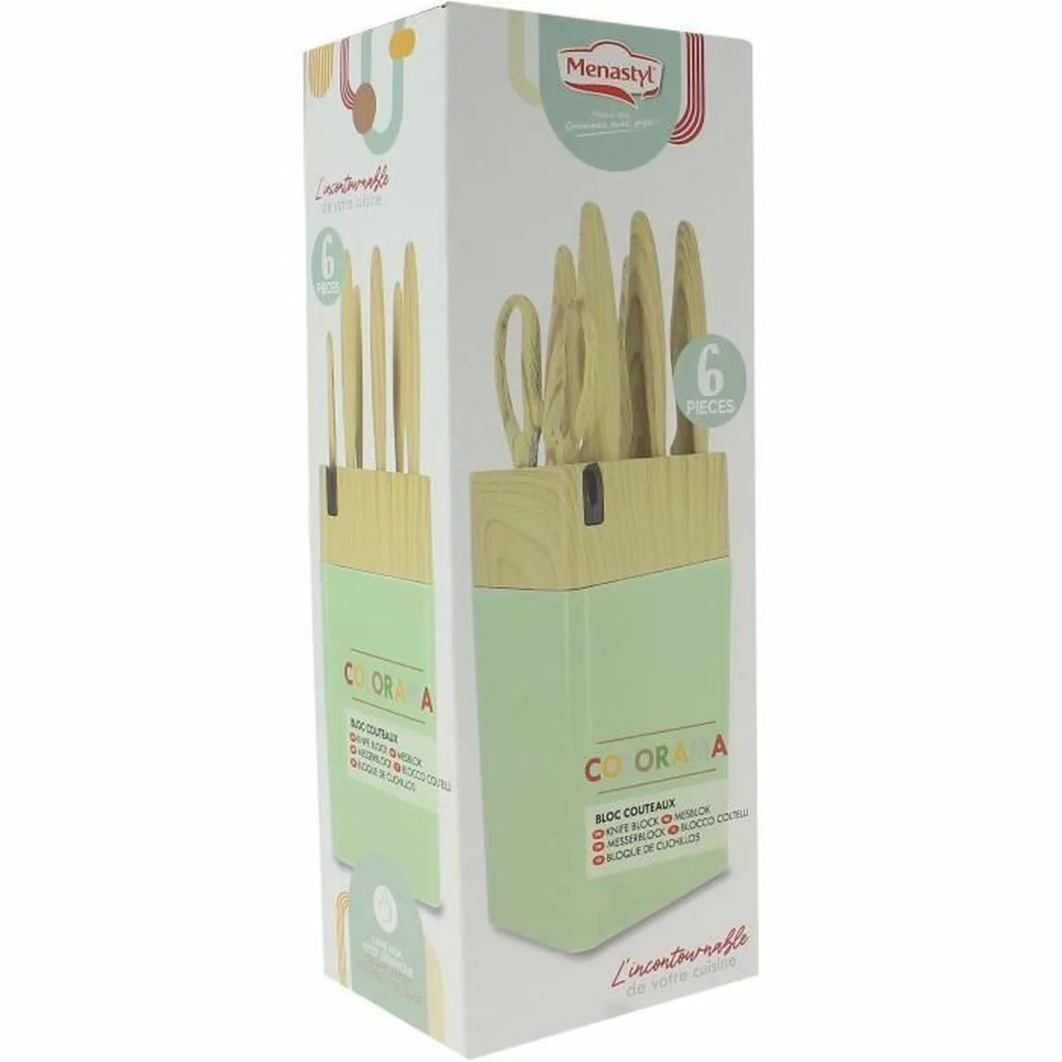 Ensemble de couteaux menastyl polypropylene vert 6 pieces 6 unites s7101719320. Explorez sans limite l'offre Diaytar : des milliers de produits pour satisfaire votre soif de nouveauté et de qualité