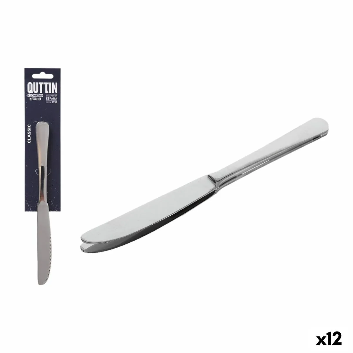 Ensemble de couteaux quttin classic argente acier inoxydable 21 6 x 1 8 cm 2 pieces 12 unites s223724664. Nous sommes les storytellers du produit ordinaire devenu extraordinaire. Bienvenue dans le récit Diaytar.