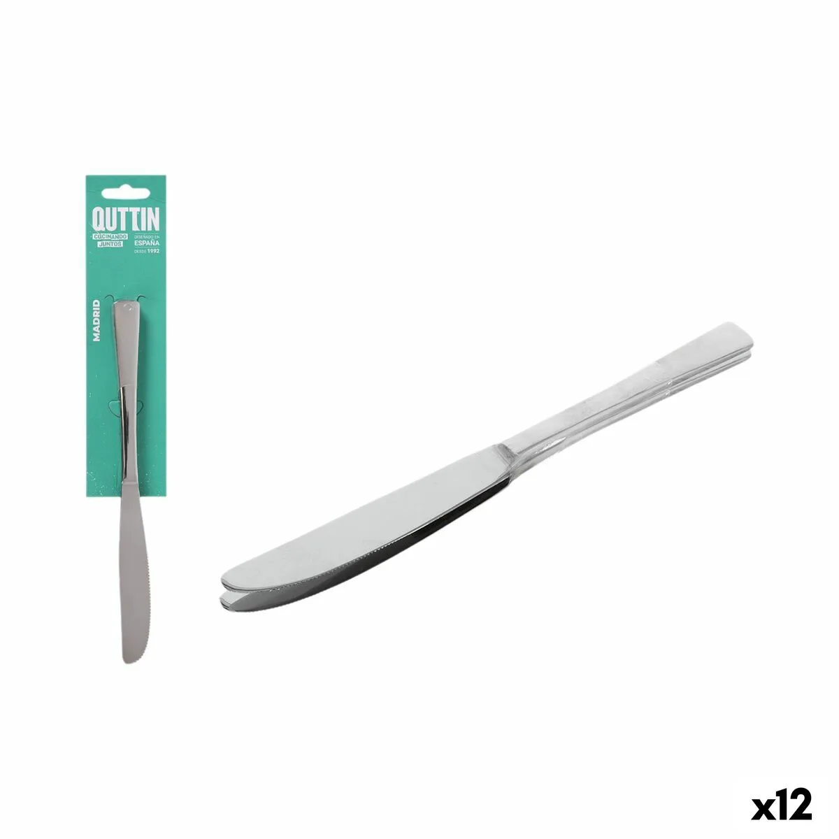 Ensemble de couteaux quttin madrid acier inoxydable 22 x 1 7 cm 2 pieces 12 unites s223725869. Diaytar, c'est le hub où se connectent les créateurs de produits géniaux et les clients qui les attendaient sans le savoir.