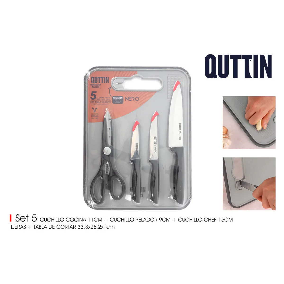 Ensemble de couteaux quttin nero 5 pieces 4 unites s223598119. Prêt à upgrade votre vie ? Diaytar dégaine une arsenal de produits pour passer au niveau supérieur.