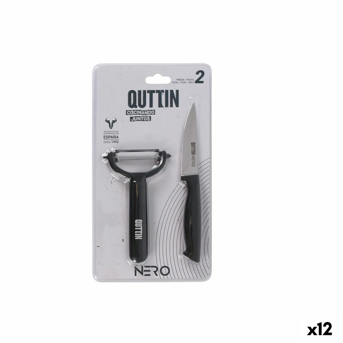 Ensemble de couteaux quttin nero noir 2 pieces 12 unites s223208927. Diaytar vous habille de la tête aux pieds avec goût et raffinement.