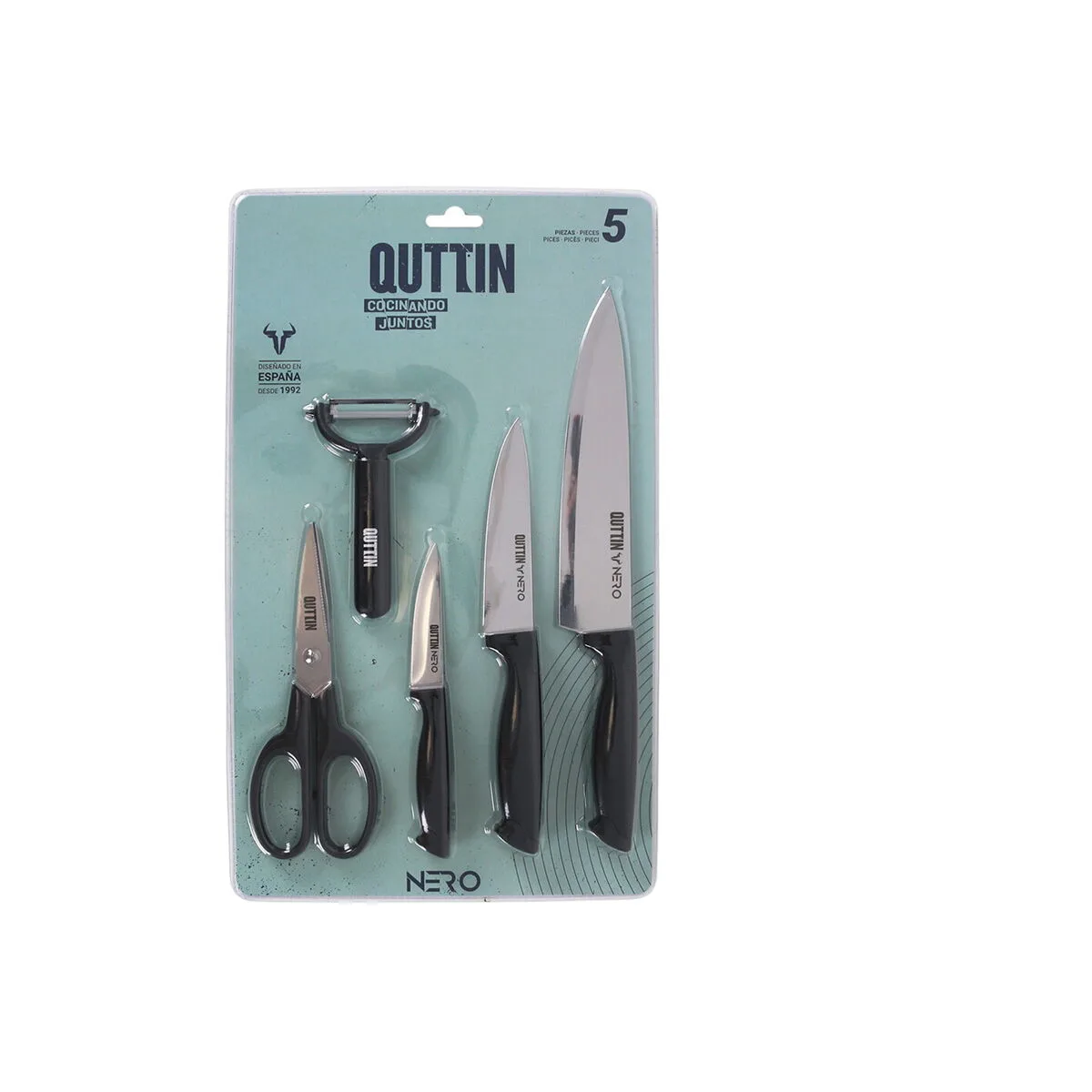 Ensemble de couteaux quttin nero noir 5 pieces 4 unites s223209310. Diaytar a foi en une idée simple : les meilleurs produits, qu'ils soient électroniques ou généraux, embellissent le quotidien