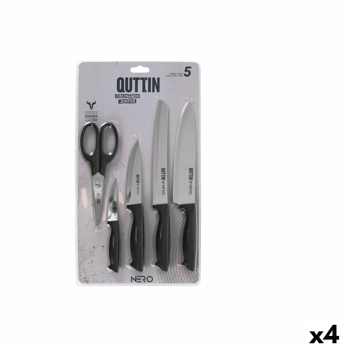 Ensemble de couteaux quttin nero noir 5 pieces 4 unites s223209473. Diaytar est le trait d'union entre le monde de la tech et celui du lifestyle, pour une expérience utilisateur sans faille.