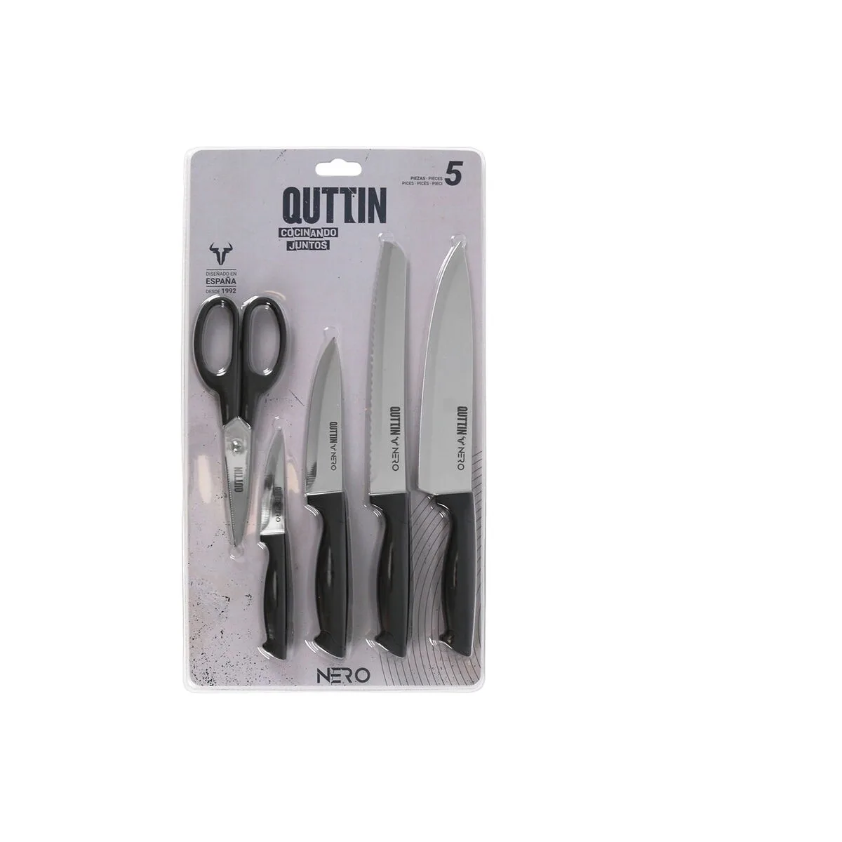 Ensemble de couteaux quttin nero noir 5 pieces 4 unites s223209490. Nous sommes les archéologues du produit parfait. Diaytar exhume pour vous les trésors cachés du marché.
