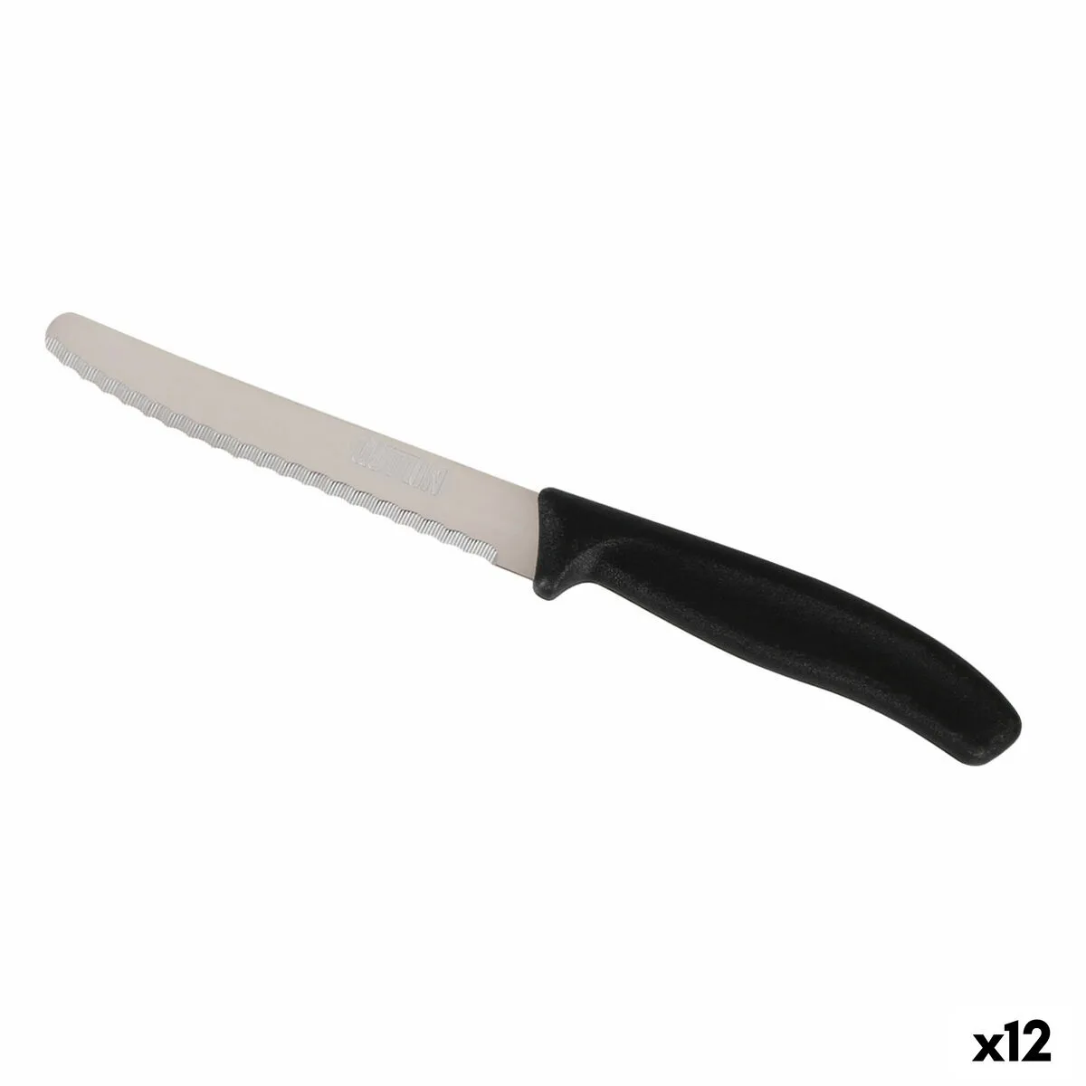 Ensemble de couteaux quttin noir argente 6 pieces 21 2 cm 12 unites s223205991. Votre garde-robe mérite le style Diaytar - Découvrez nos nouveautés !