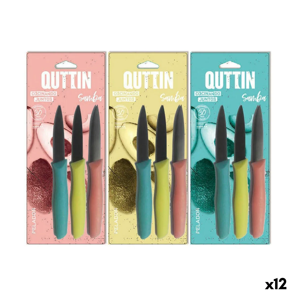 Ensemble de couteaux quttin samba 3 pieces 19 5 x 2 x 1 cm 12 unites s222666716. Bienvenue dans la famille Diaytar. Ici, on ne parle pas de clients, mais de co-créateurs d'un quotidien meilleur.
