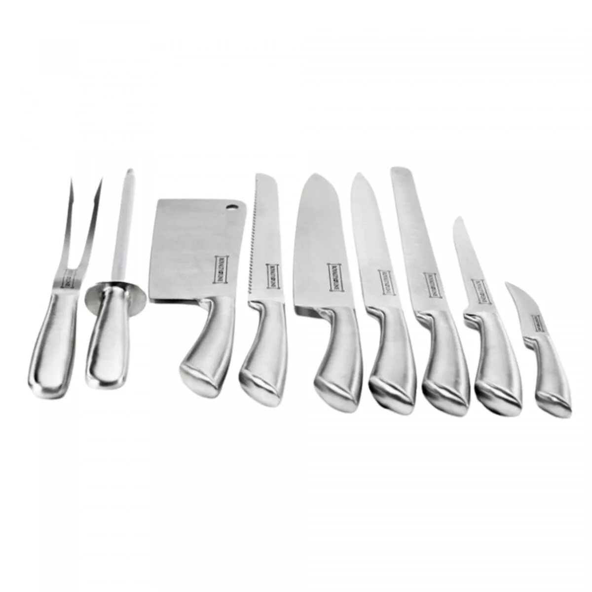 Ensemble de couteaux royalty line argente acier inoxydable 21 x 41 x 1 cm d060023143. Notre mission : éradiquer le superflu pour ne vous proposer que l'essentiel... mais en beaucoup plus stylé. Bienvenue chez Diaytar.