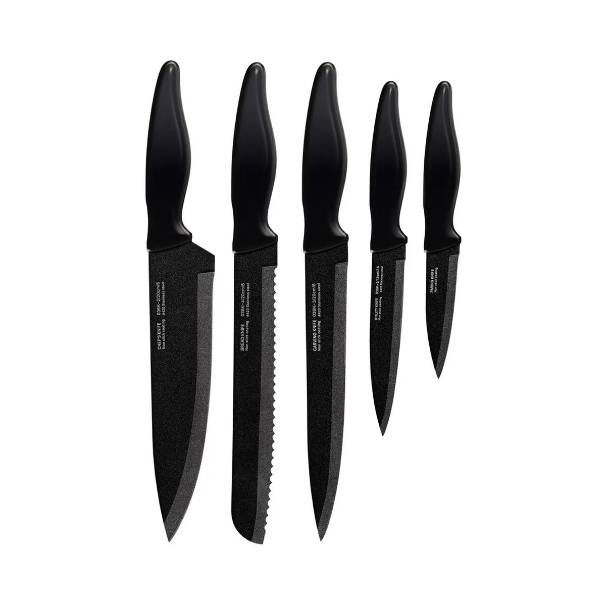 Ensemble de couteaux smile sns 3 noir acier inoxydable plastique 6 pieces s910403774. Avec Diaytar, profitez d'une sélection généraliste qui a du caractère et qui reflète les aspirations de notre époque