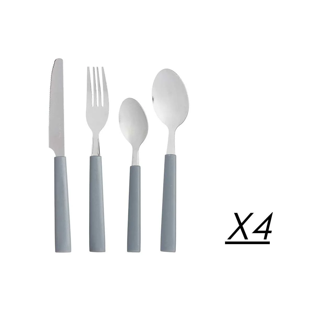 Ensemble de couverts gris argente acier inoxydable plastique 6 unites s363000761. Nous traitons chaque produit Diaytar avec le même respect que si nous devions l'offrir à un proche. La qualité est non-négociable.