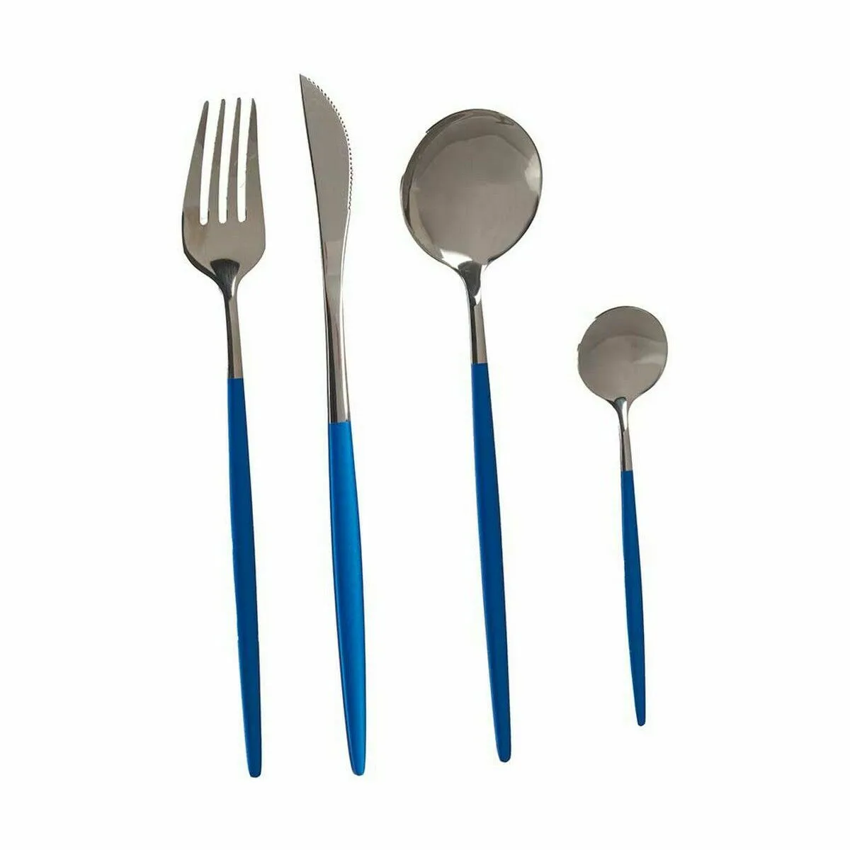 Ensemble de couverts kinvara bst ct022 bleu argente acier inoxydable 12 unites s362618342. Bien plus qu'un simple site, Diaytar est une expérience de découverte permanente de produits utiles, beaux et novateurs