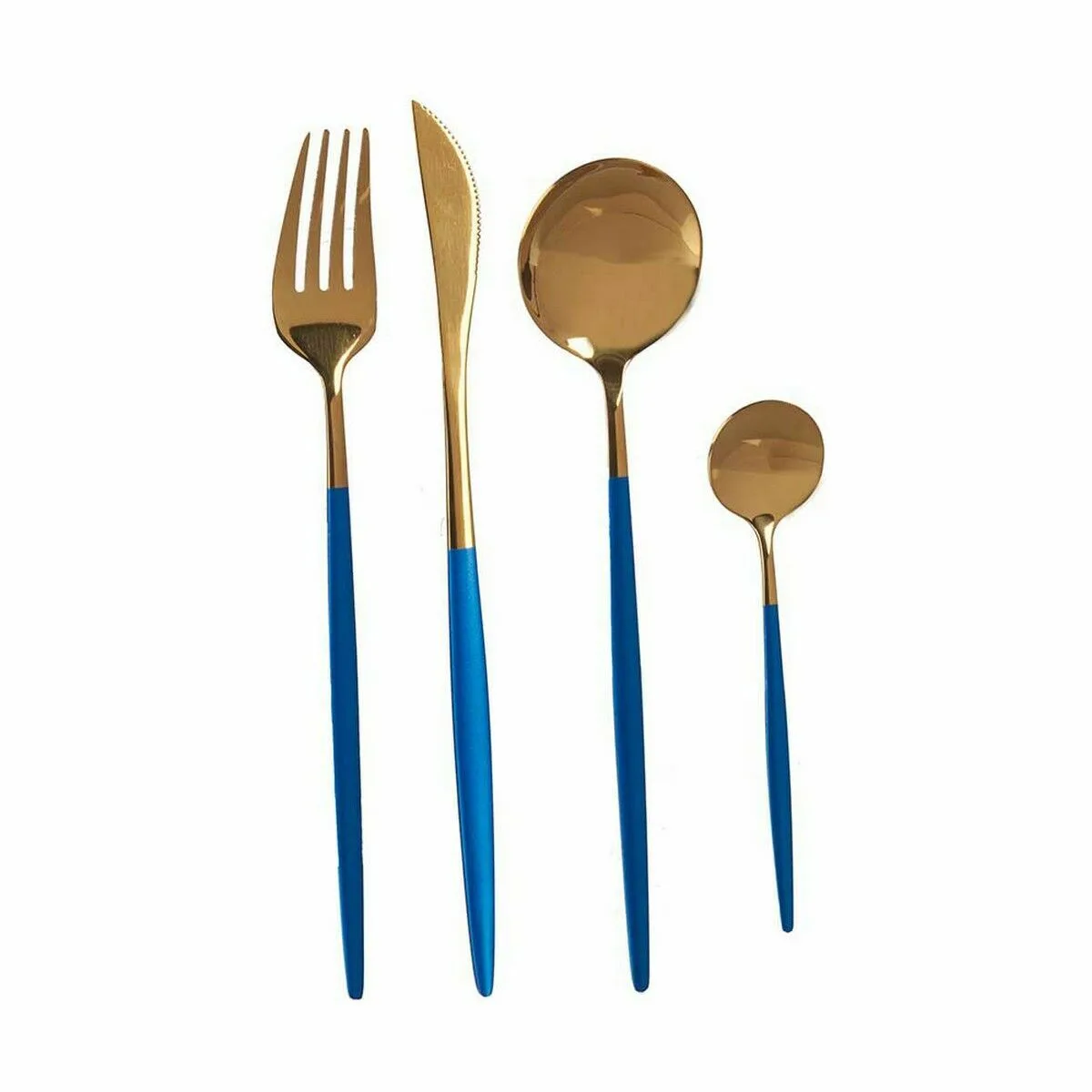 Ensemble de couverts kinvara bst ct022 bleu dore acier inoxydable 12 unites s362618527. Diaytar vous propose une sélection pointue de produits électroniques innovants et d'articles maison qui transforment votre quotidien