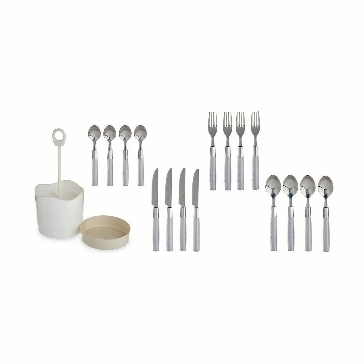 Ensemble de couverts kinvara hq223h10 gris acier inoxydable 8 unites s362562716. Diaytar s'adapte à vos besoins avec une gamme complète et variée.