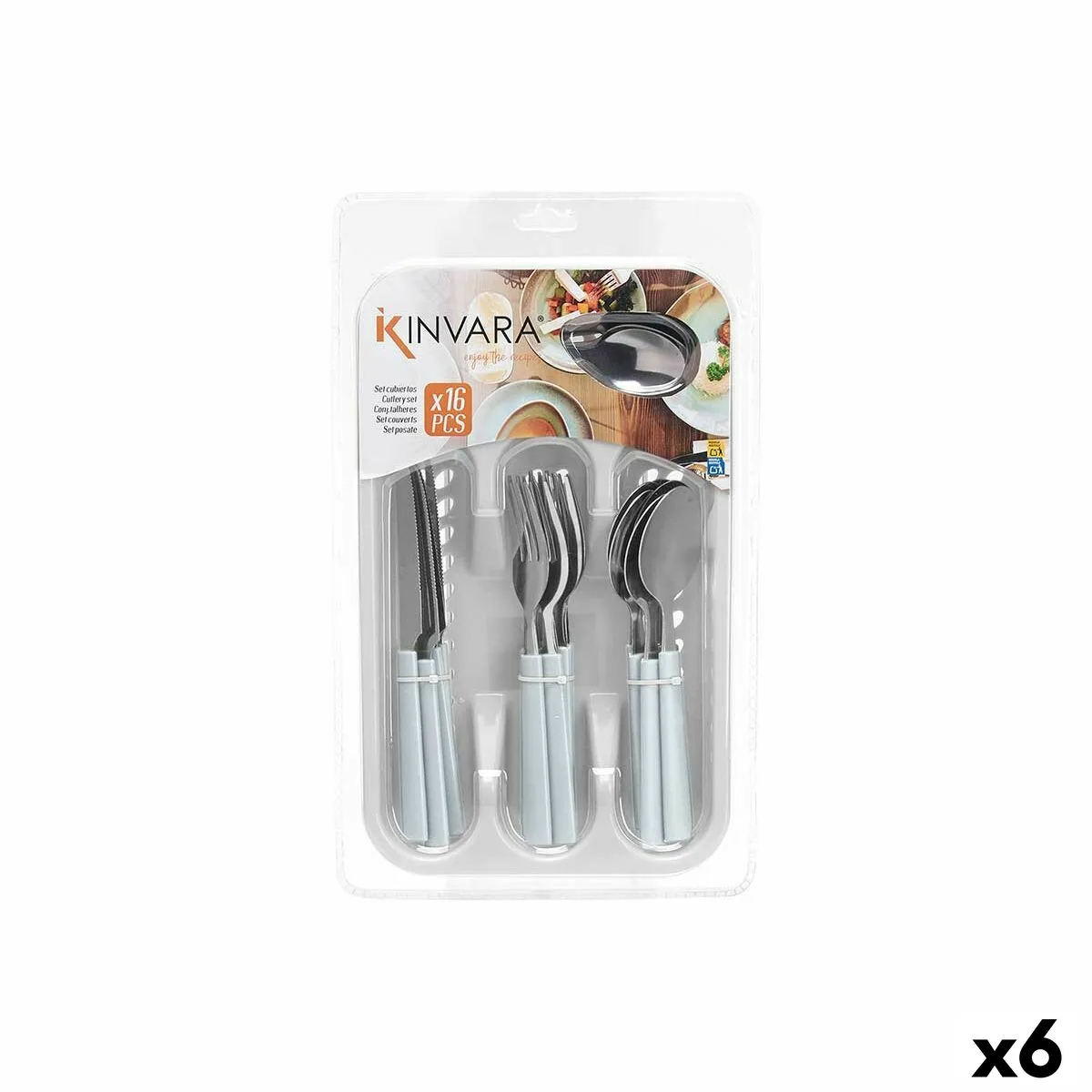 Ensemble de couverts kinvara kt166096 1c blanc argente acier inoxydable plastique 6 unites s363000524. Diaytar, c'est le livre dont vous êtes le héros. Chaque produit que vous choisissez est un chapitre de votre histoire.